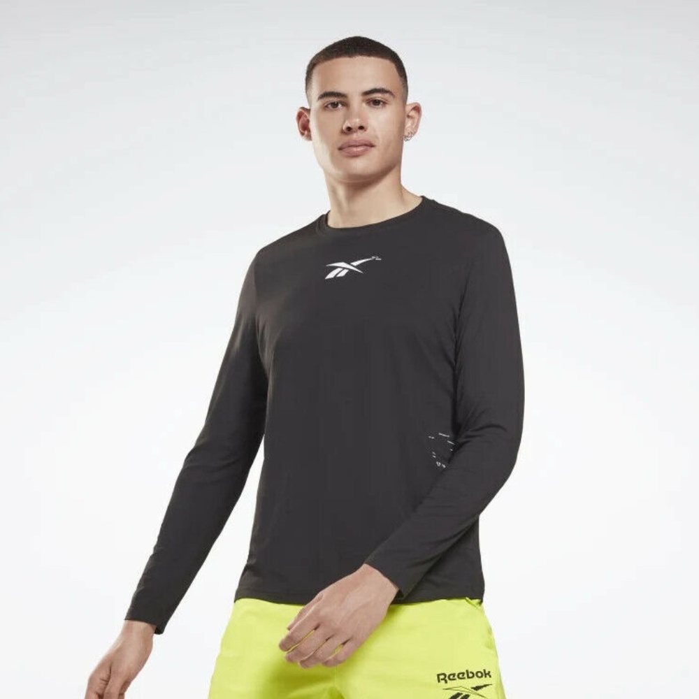 NEW Reebok Activchill+DreamBlend Long Sleeve Shirt SIZE LARGE